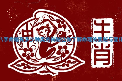 八字命格有多少种类 🌧 的揭秘让你了解命理的奥秘与变 ♏ 化